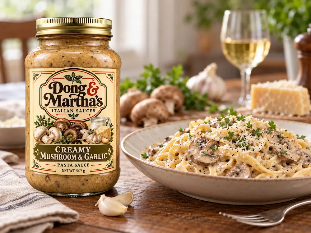 Creamy Mushroom Garlic