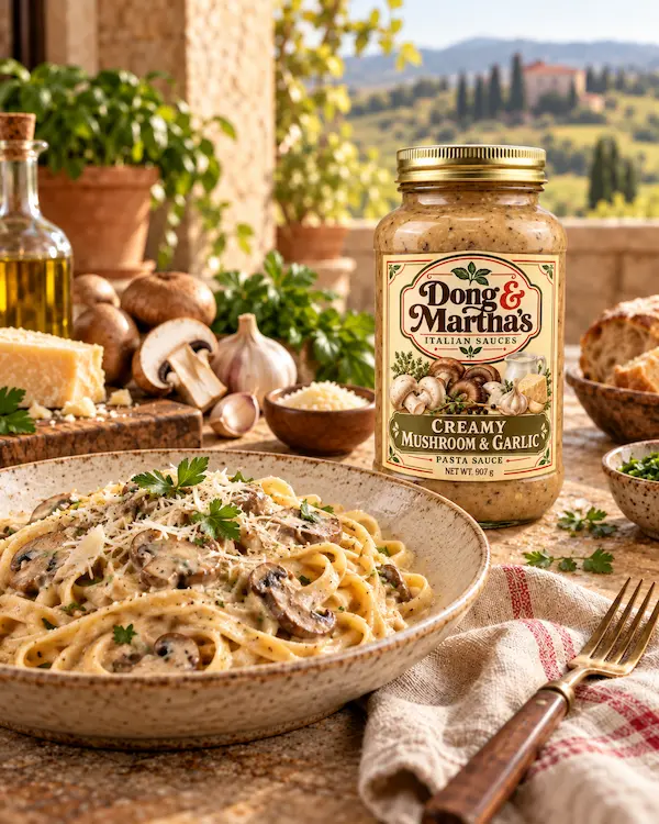 Creamy Mushroom Garlic